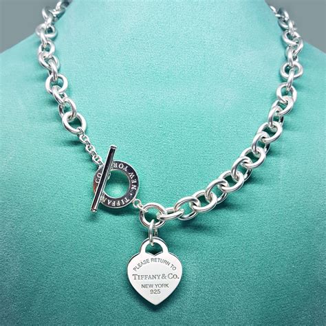 tiffany heart toggle necklace replica|tiffany heart necklaces for women.